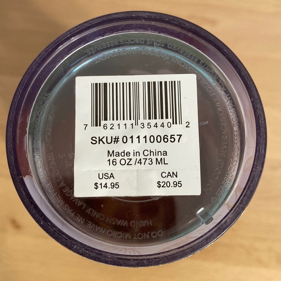 Starbucks cup cactus flower 16 ounce grande size - Picture 4 of 5